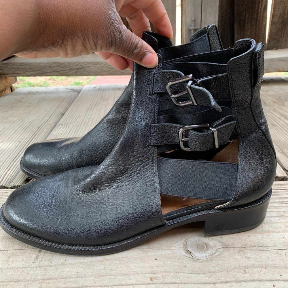 Via Spiga Black Booties